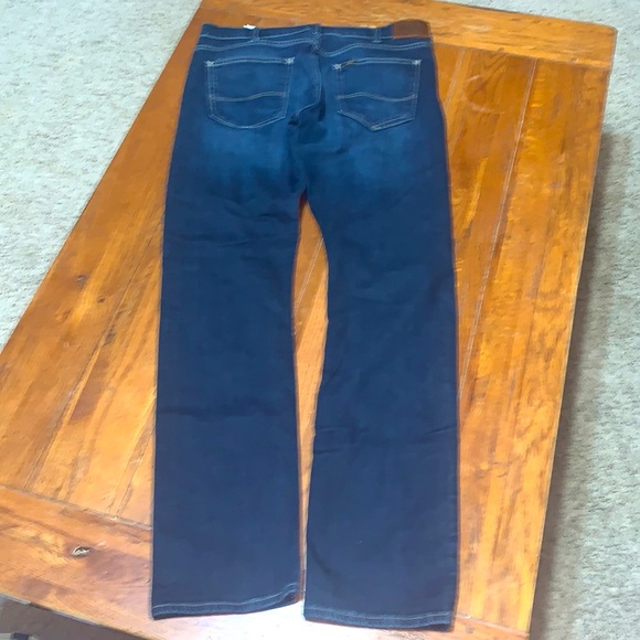 LEE😎Mens MODERN SERIES Slim-Fit Tapered-Leg JEANS 34 X 34 EXCELLENT Condition! - Picture 13 of 16
